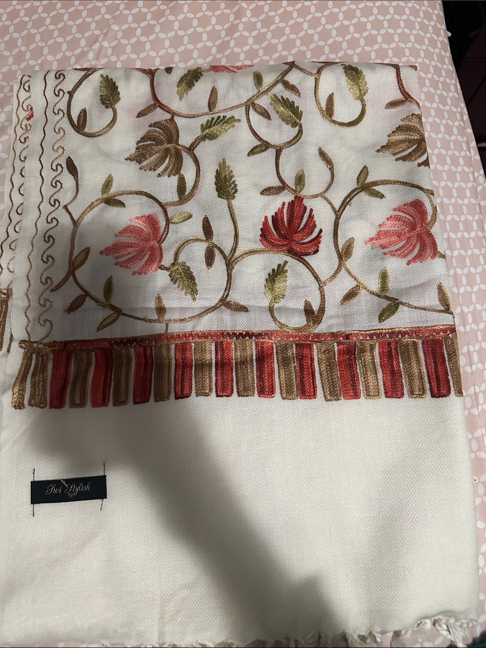 Indian winter shawl never been used